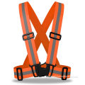 High Visibility Reflective Jacket 100% Polyester High Visibility Strap Vest Manufactory